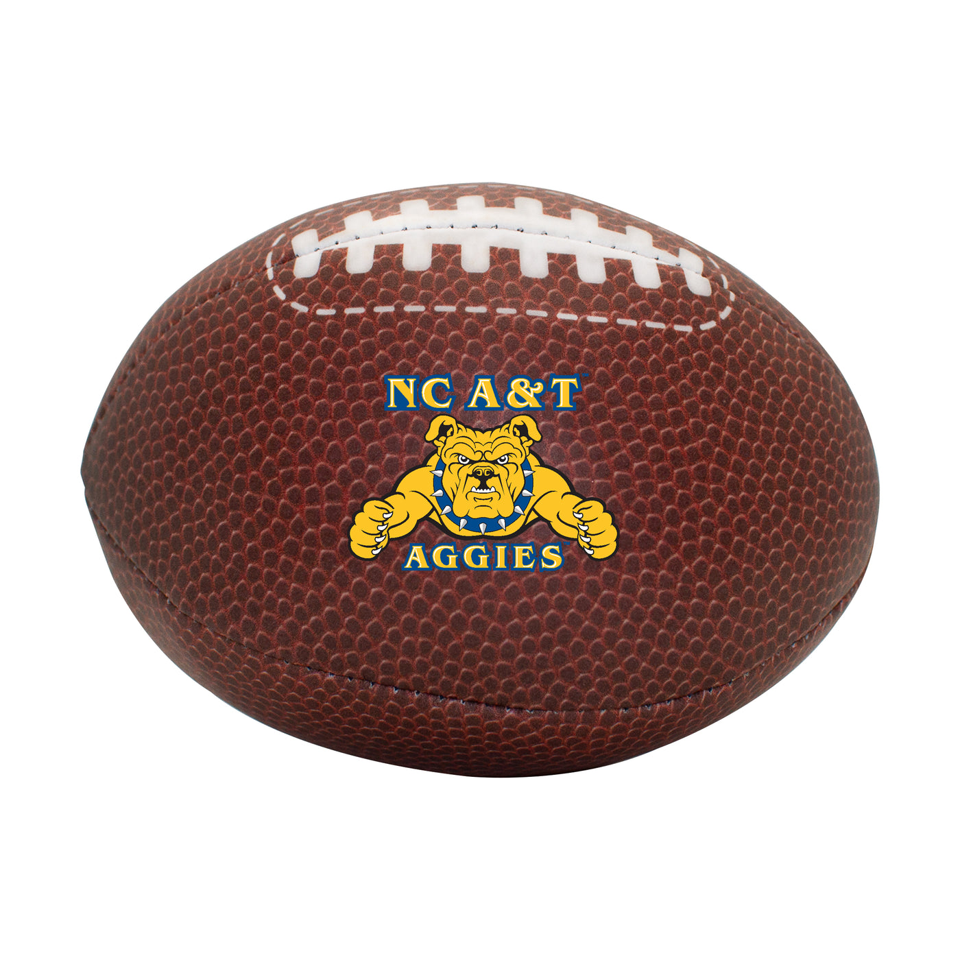North Carolina A&T Composite Brown Micro Soft Football