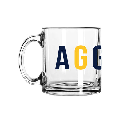 North Carolina A&T 13oz Overtime Glass Mug