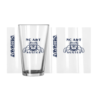 NC A&T 16oz Gameday Pint Glass