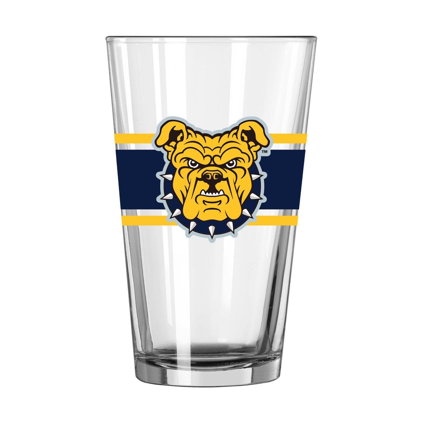 NC A&T 16oz Stripe Pint Glass