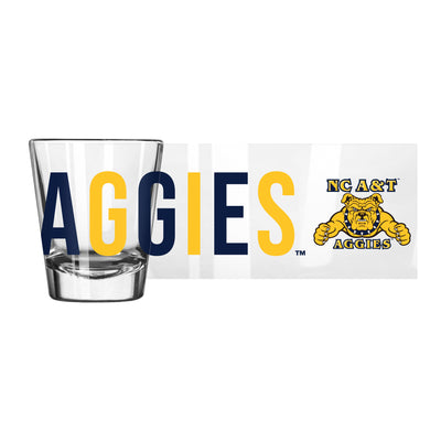 North Carolina A&T 2oz Overtime Shot Glass