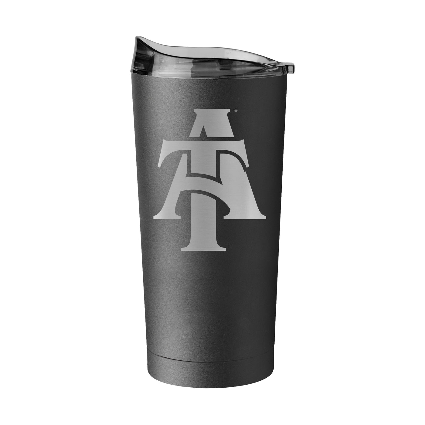 NC A&T State GunMetal 20oz Black Powder Coat Tumbler