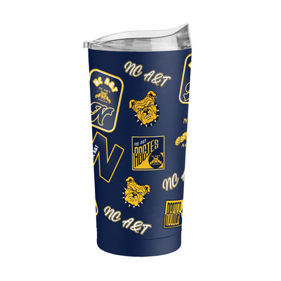 North Carolina A&T 20oz Dreamweave Powder Coat Tumbler