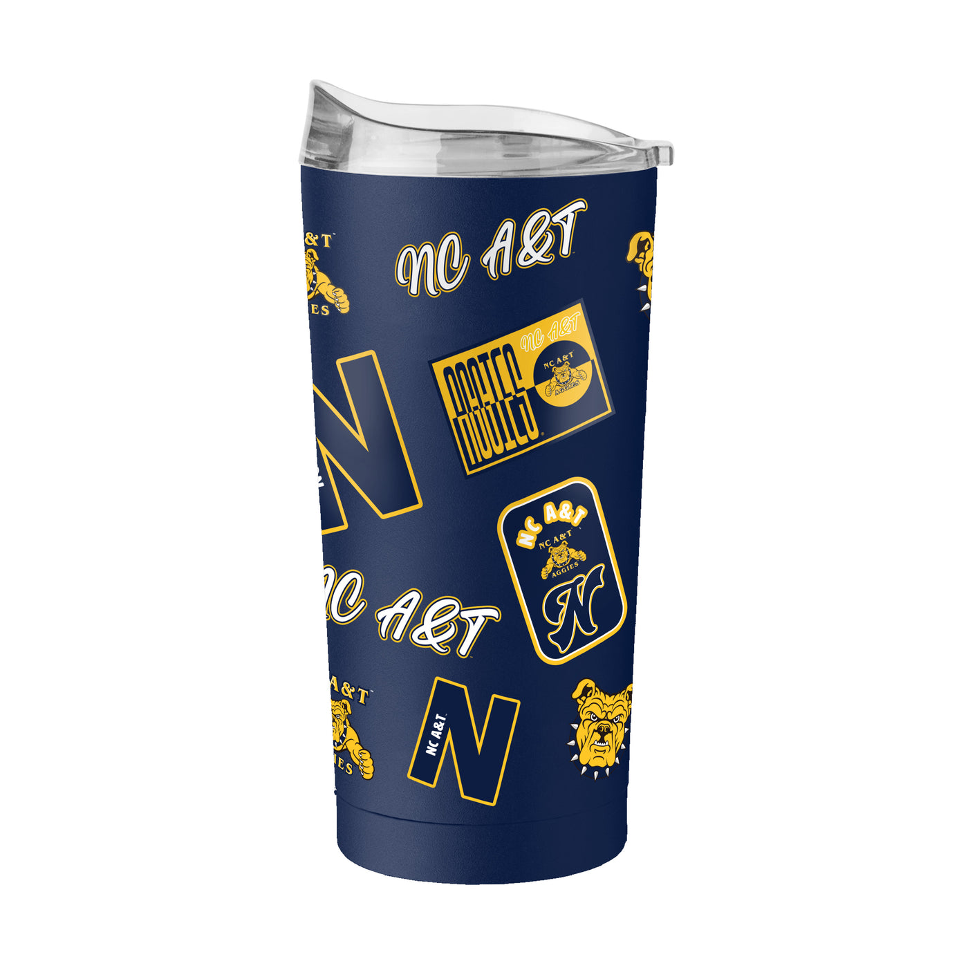North Carolina A&T 20oz Dreamweave Powder Coat Tumbler