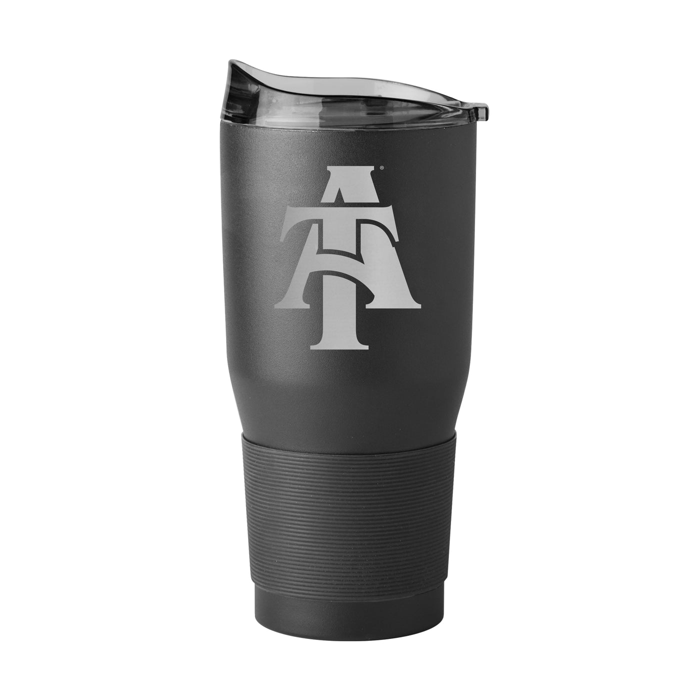 NC A&T State GunMetal 30oz Black Powder Coat Tumbler