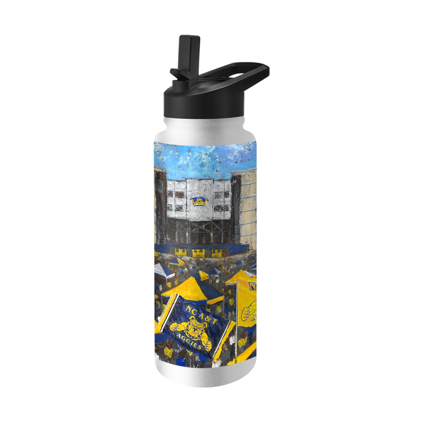 North Carolina A&T 34oz Collector Quencher Bottle