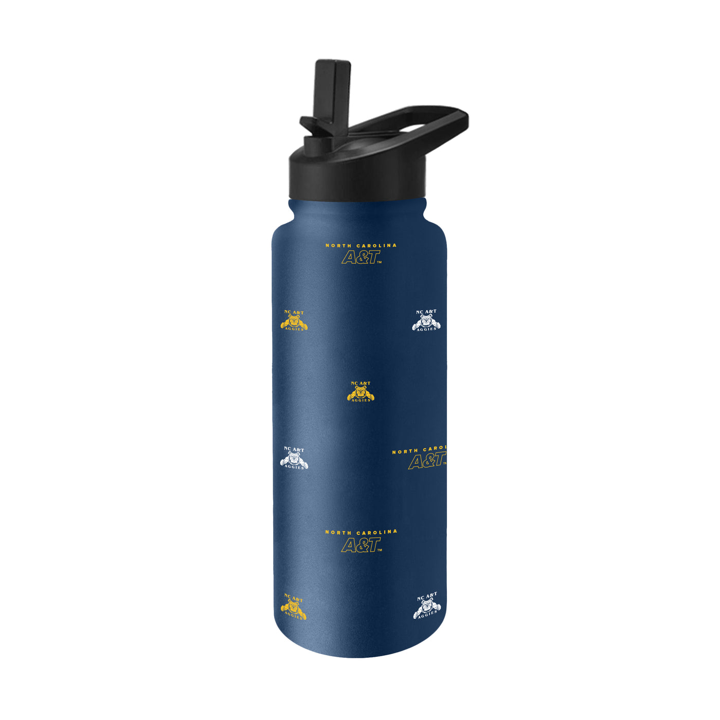 North Carolina A&T 34oz Step And Repeat Quencher Bottle