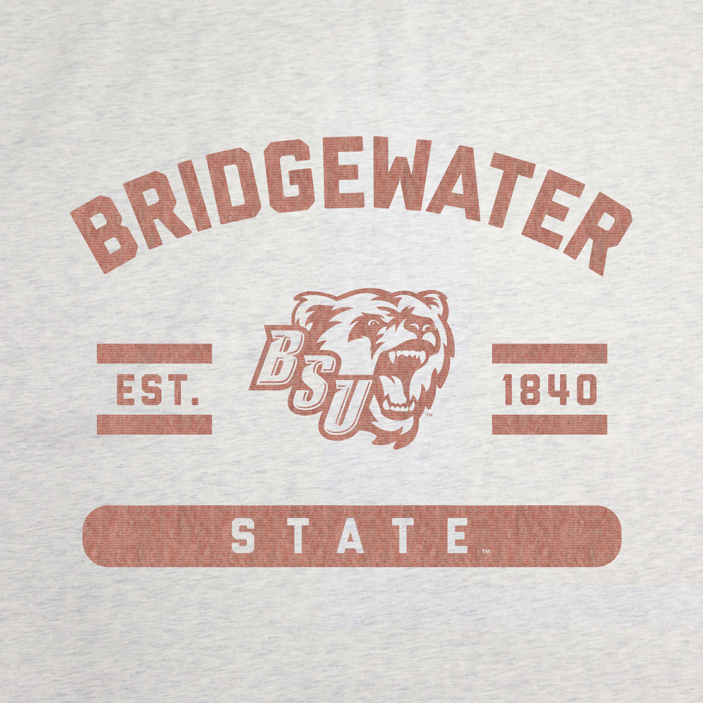 Bridgewater State Sublimated Sweatshirt Blanket