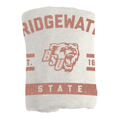 Bridgewater State Sublimated Sweatshirt Blanket