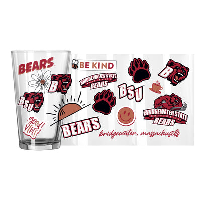 Bridgewater State 16oz Native Pint Glass