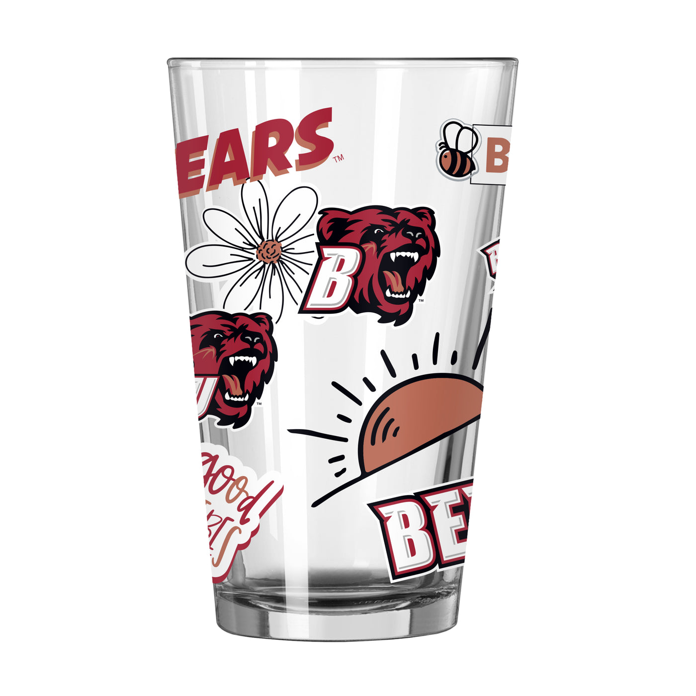 Bridgewater State 16oz Native Pint Glass