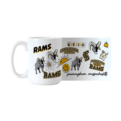 Framingham State 15oz Native Sublimated Mug