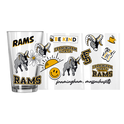 Framingham State 16oz Native Pint Glass