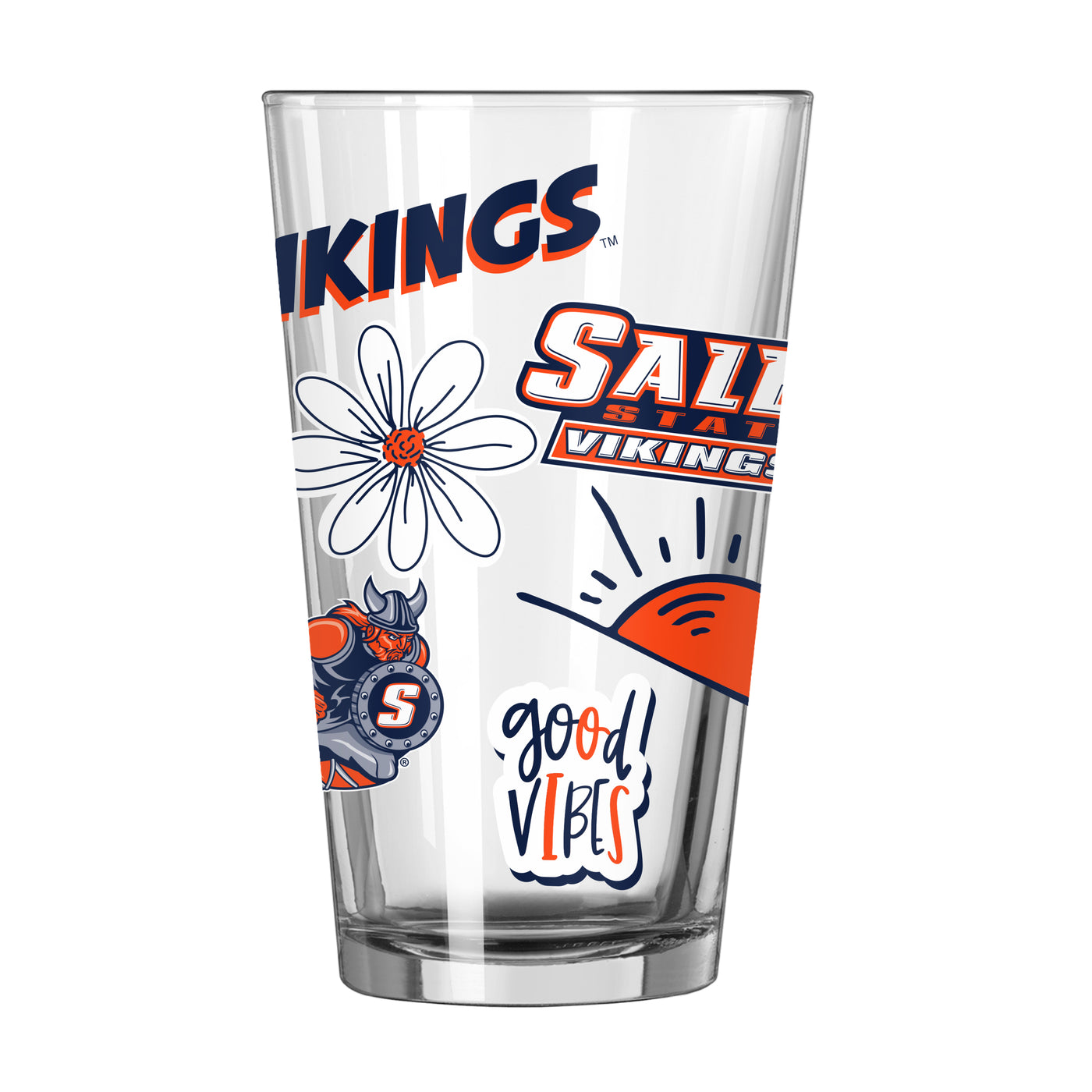 Salem State 16oz Native Pint Glass