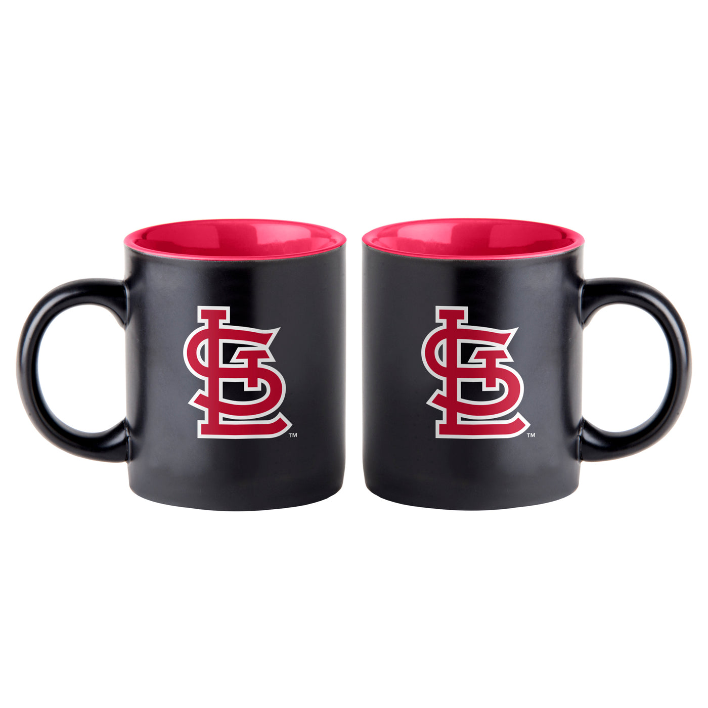 St Louis Cardinals 14oz Black Matte Mug