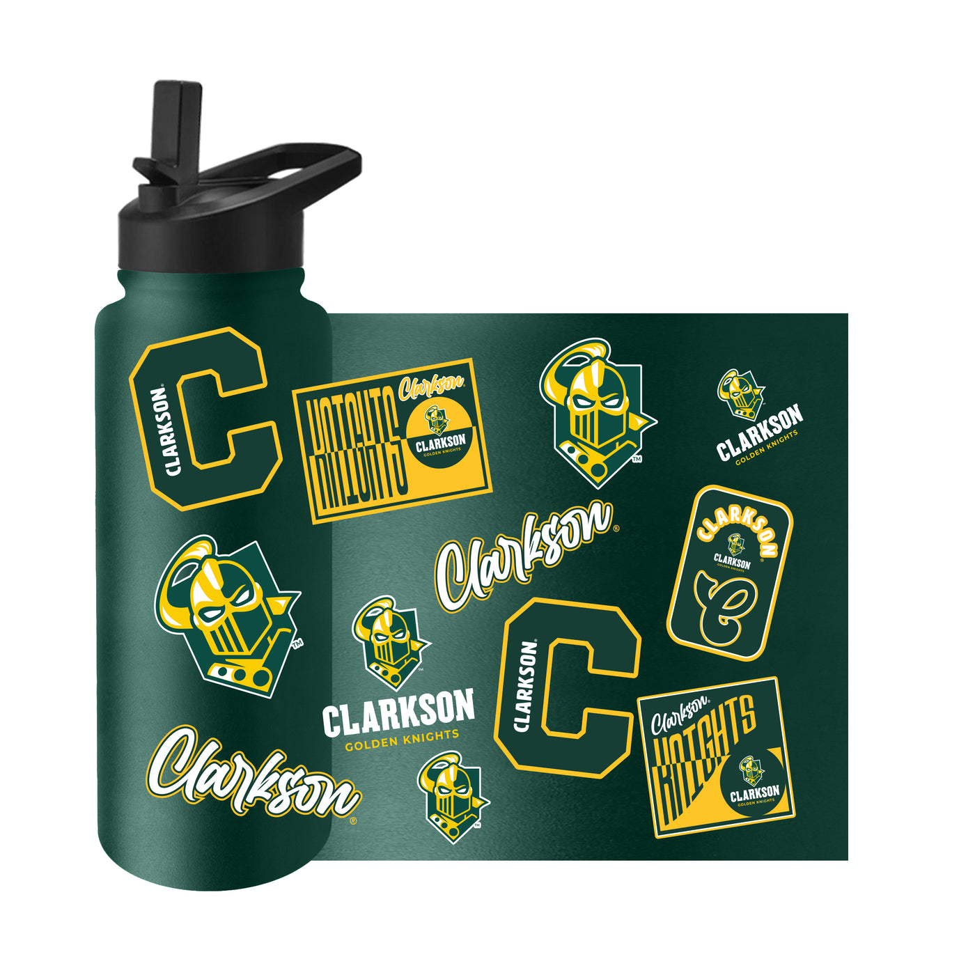 Clarkson University 34oz Dreamweave Quencher Bottle