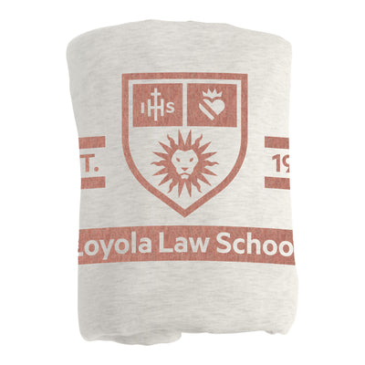 LMU Law School Sublimated Sweatshirt Blanket
