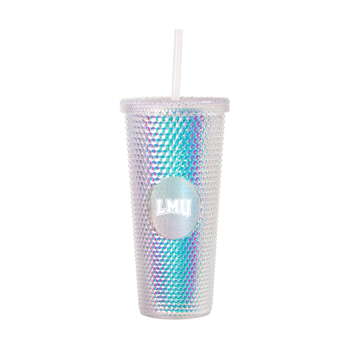 LMU 24oz Iridescent Studded Tumbler