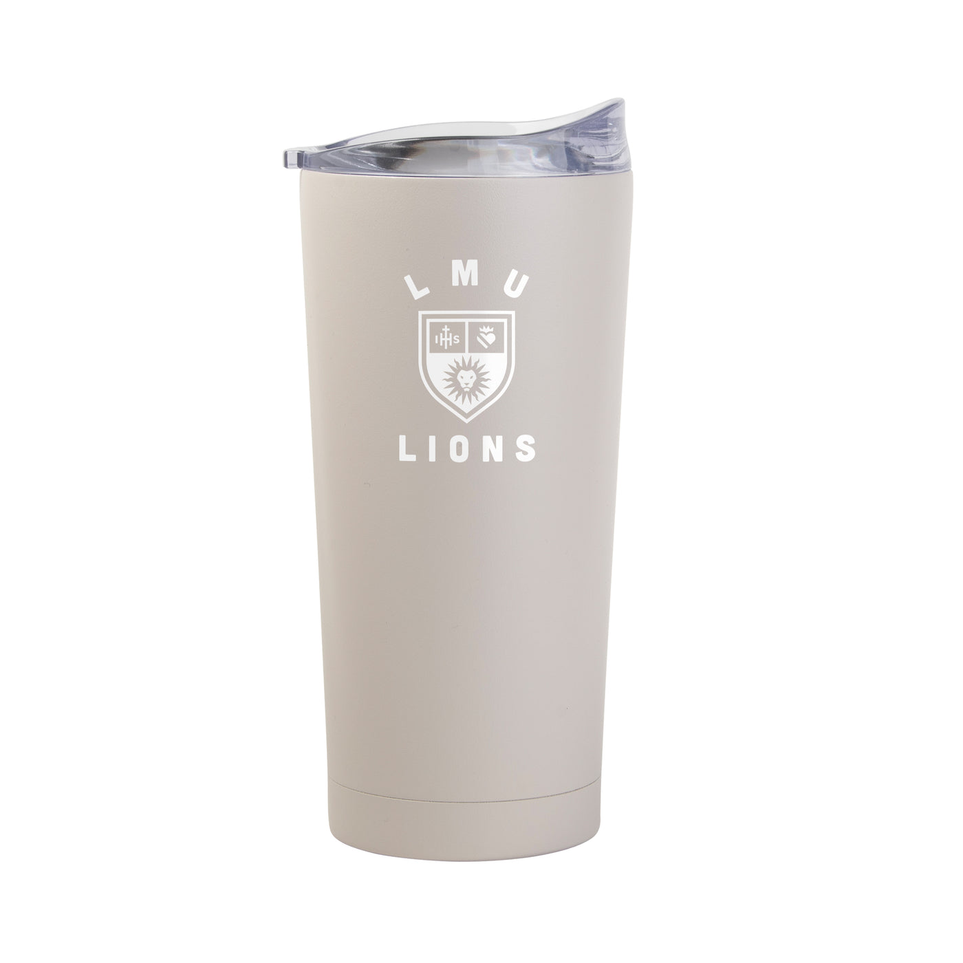 LMU Sand 20oz Archway Powder Coat Tumbler