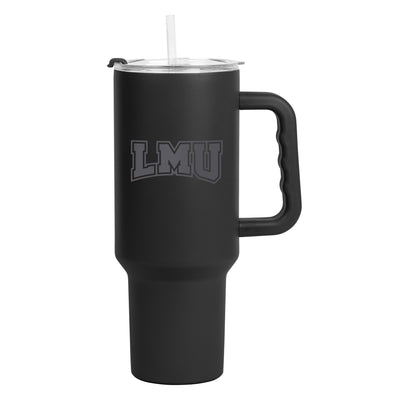 LMU 40oz Black Tonal Powder Coat Tumbler