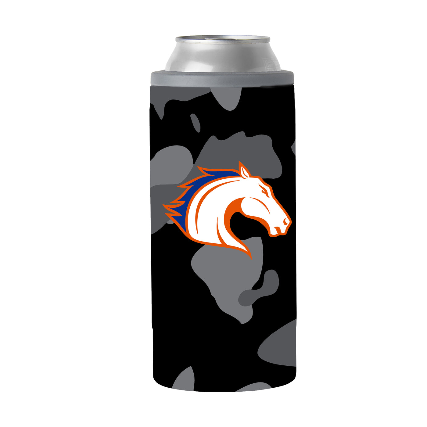 UT Arlington Black Camo 12oz Slim Can Coolie