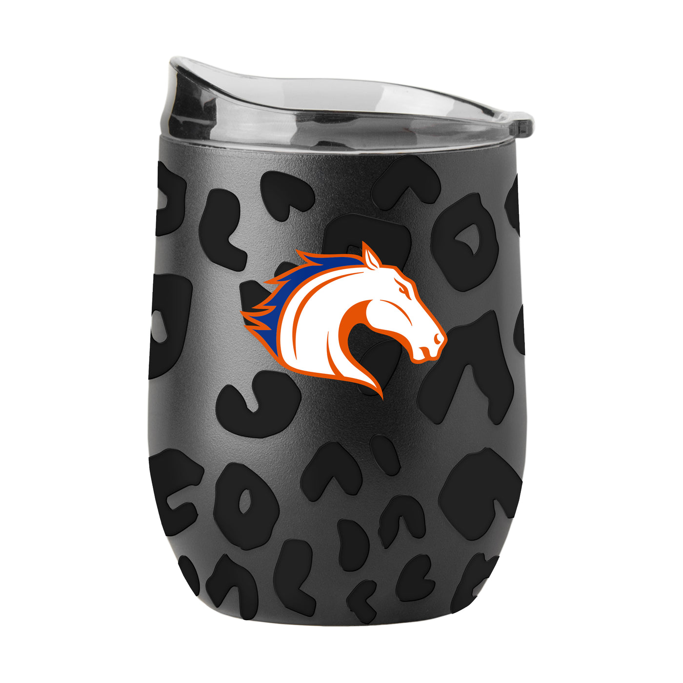 UT Arlington Leopard 16oz Black Powdercoat Curved Beverage