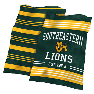 Southeastern Louisiana Colorblock Plush Blanket - Logo Brands