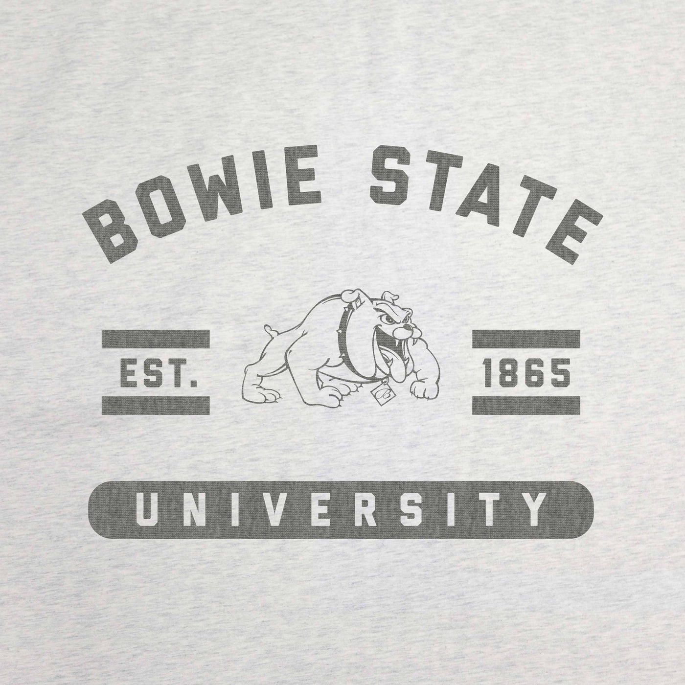 Bowie State Oatmeal Sweatshirt Blanket