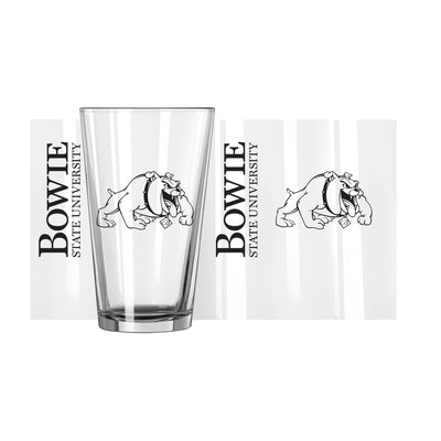 Bowie State 16oz Gameday Pint Glass