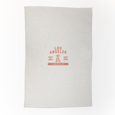Los Angeles Angels Oatmeal Sweatshirt Blanket - Logo Brands