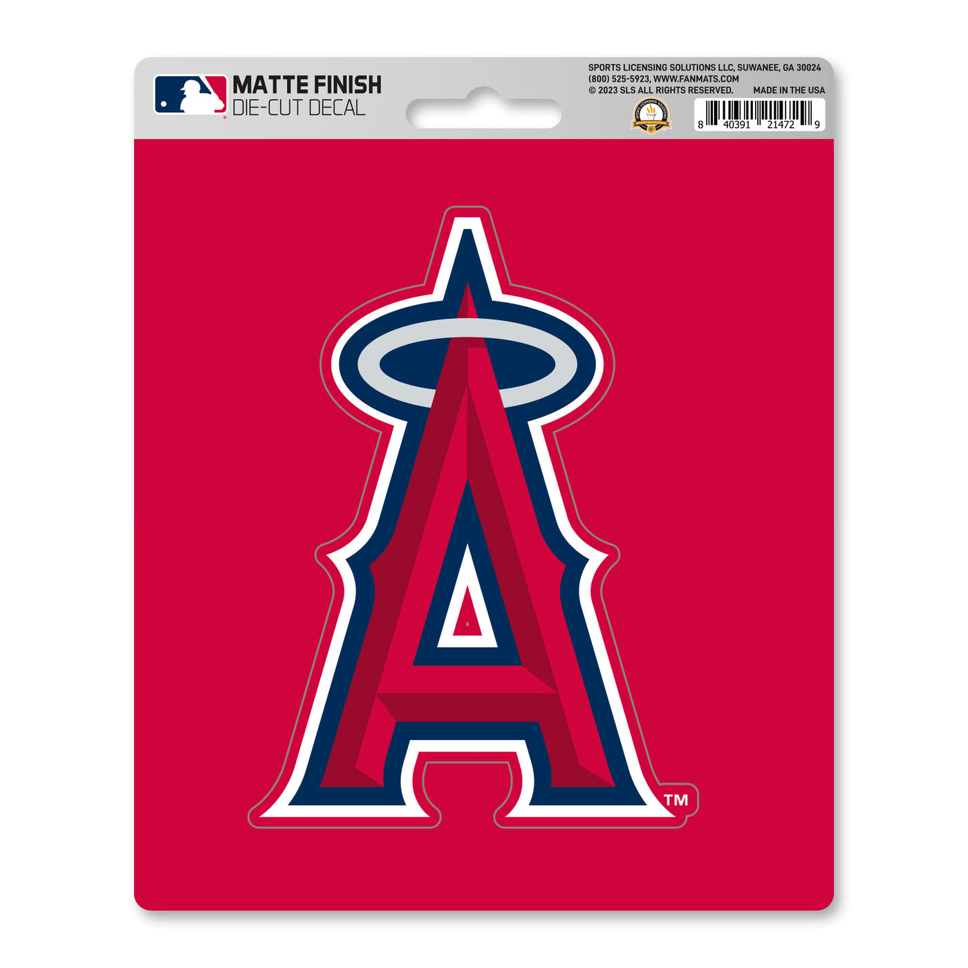 L Angels Sticker MLB - Los Angeles Angels Matte Decal | Logo Brands
