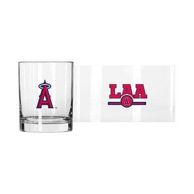 Los Angeles Angels 14oz Letterman Rock Glass