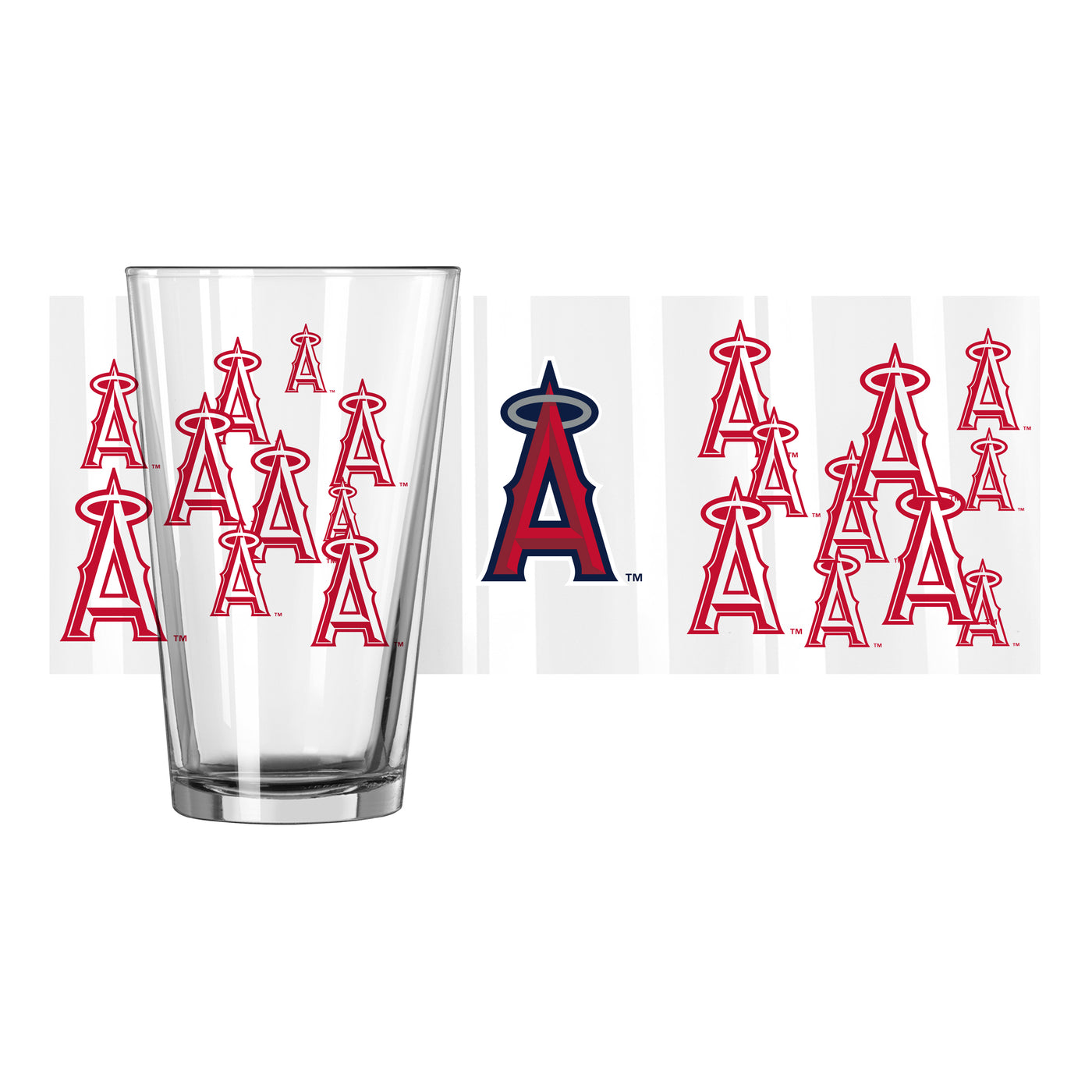 Los Angeles Angels 16oz Scatter Pint Glass