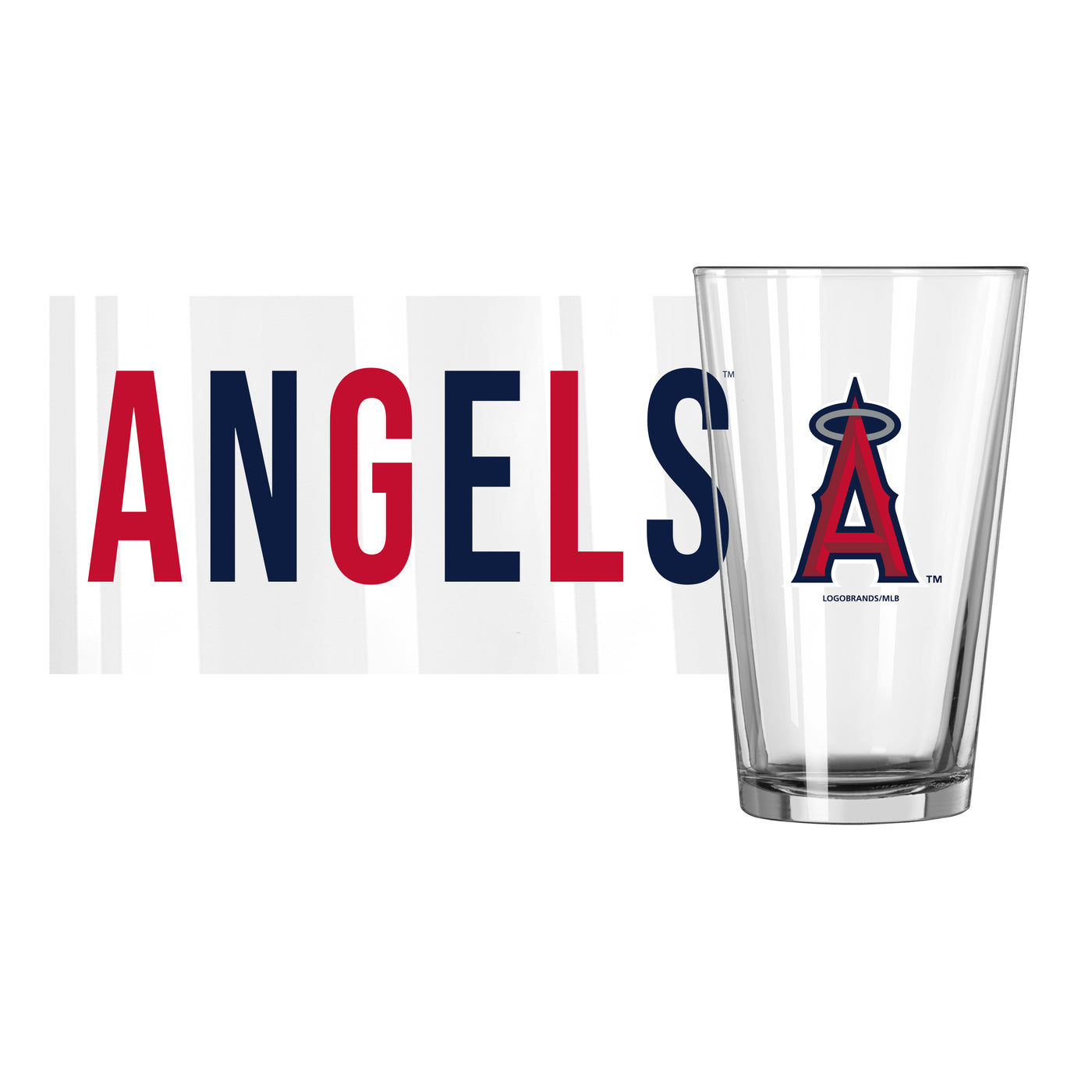 Los Angeles Angels 16oz Overtime Pint Glass