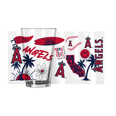 Los Angeles Angels 16oz Native Pint Glass