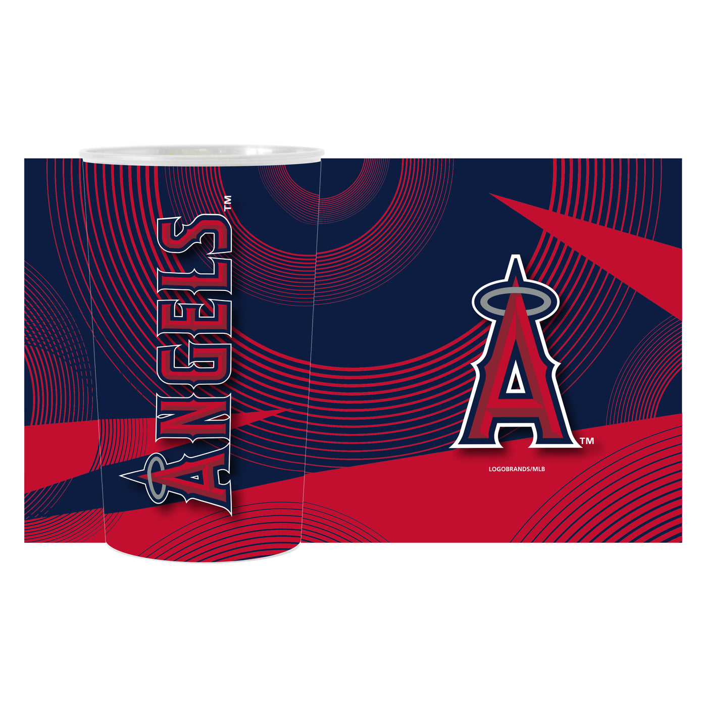 LA Angels 4pk Geometric 22oz Hardwall Cup