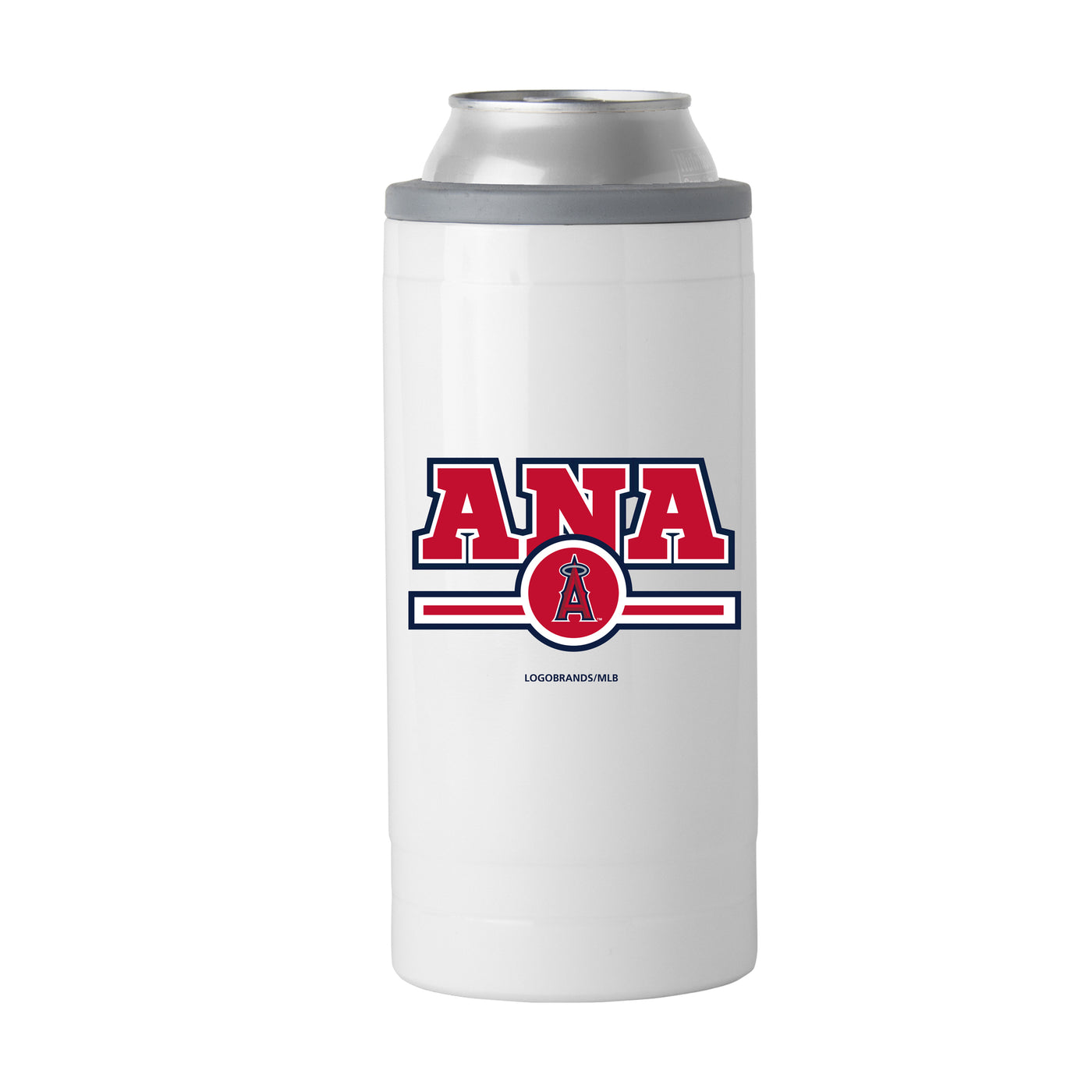 Los Angeles Angels Letterman 12 oz Slim Can Coolie