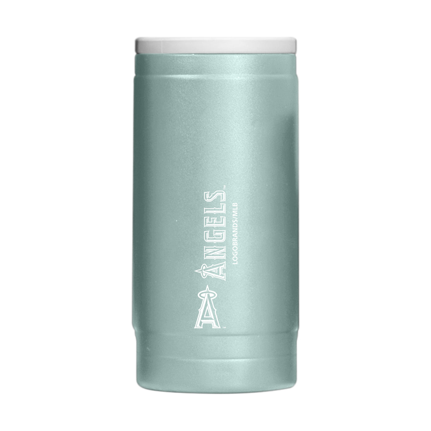 LA Angels Vertical Powder Coat Slim Can Coolie