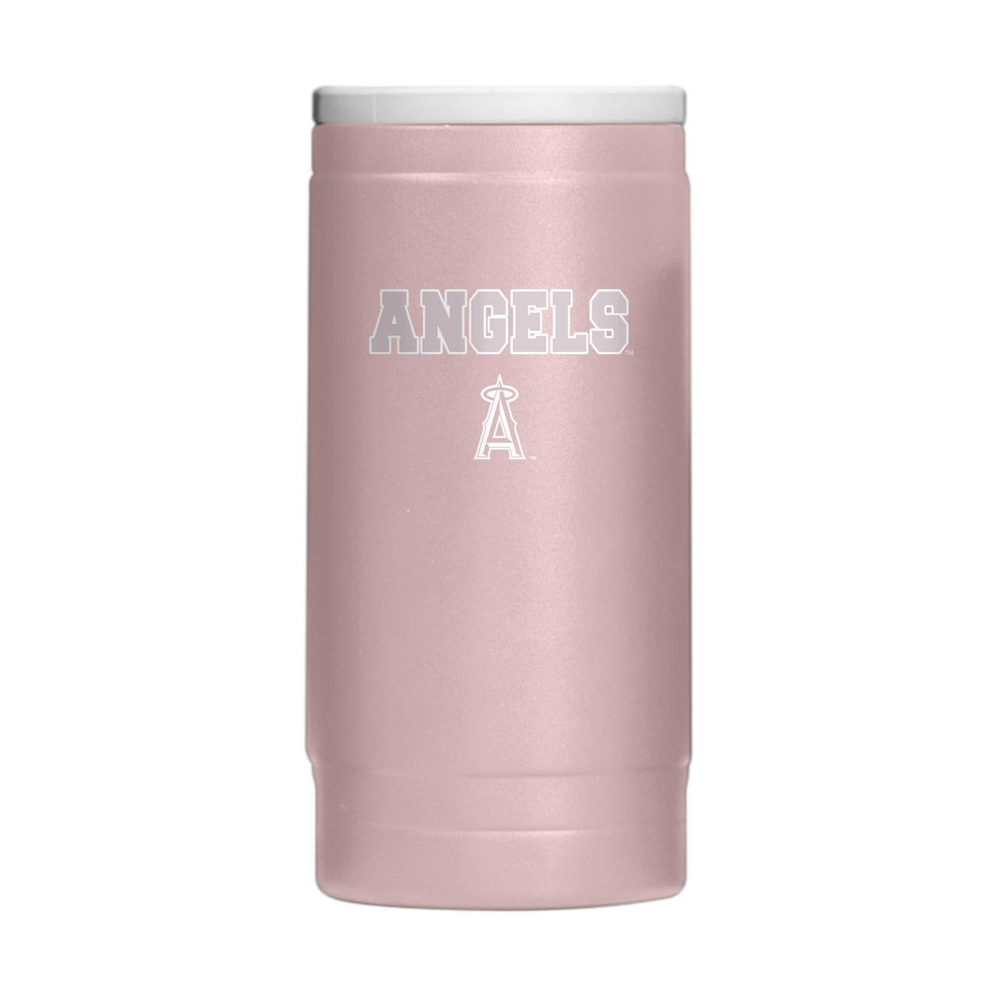LA Angels Stencil Powder Coat Slim Can Coolie