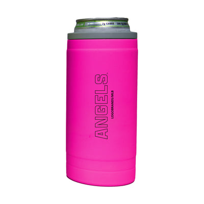 Los Angeles Angels 12oz Electric Stacked Soft Touch Slim Coolie - Logo Brands