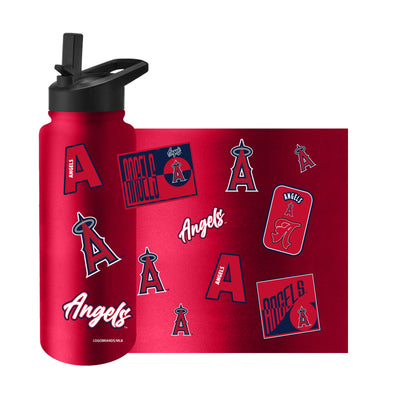 LA Angels 34oz Dream Weave Quencher Bottle