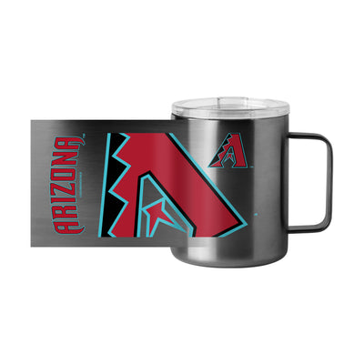 Arizona Diamondbacks Black 15oz Hype Stainless Steel Mug