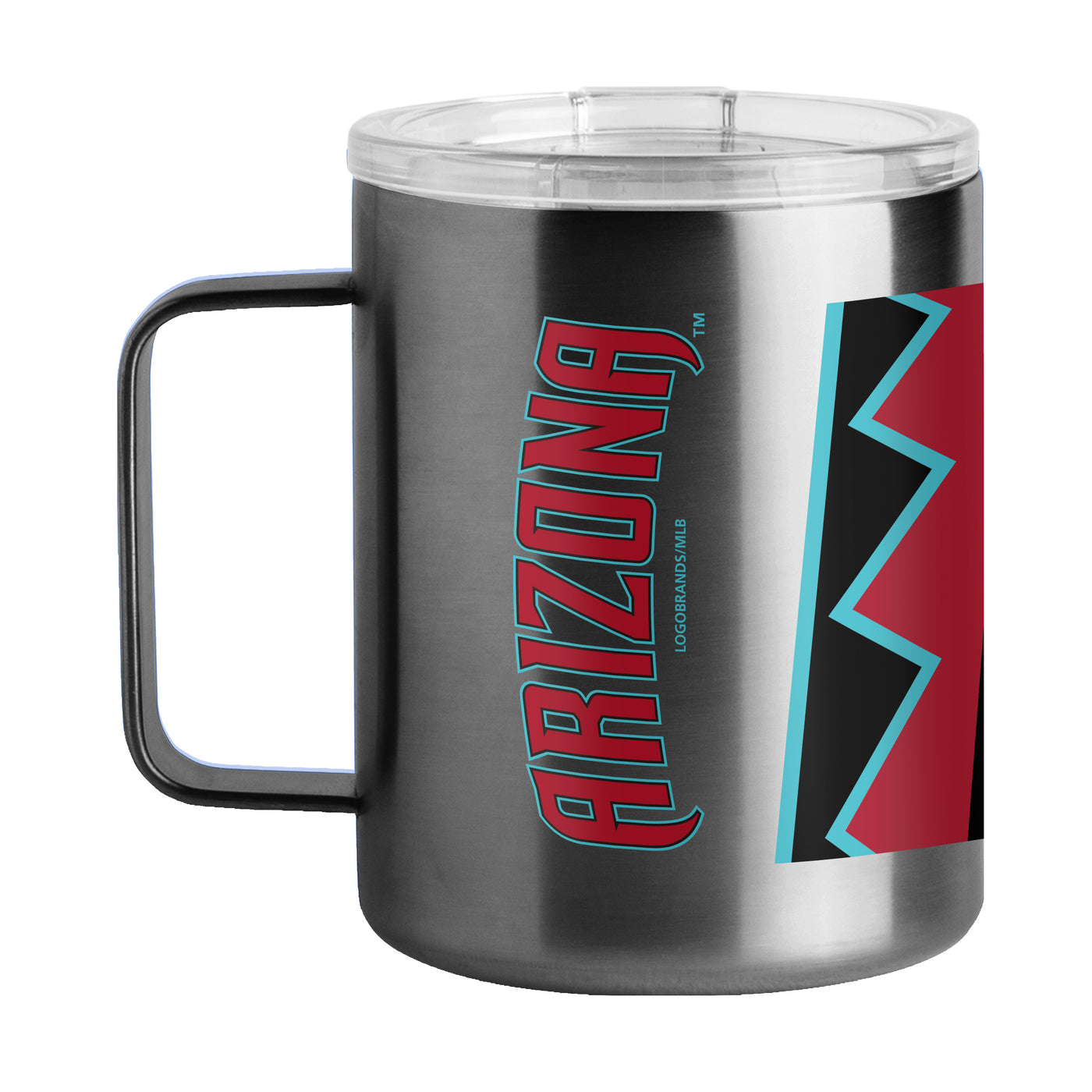 Arizona Diamondbacks Black 15oz Hype Stainless Steel Mug