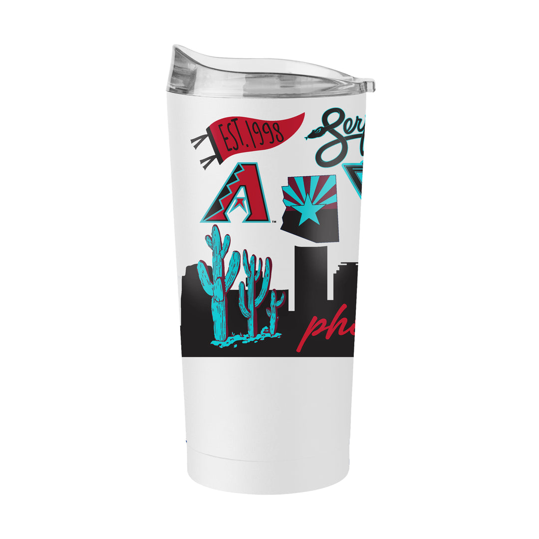 Arizona Diamondbacks 20oz Native Powder Coat Tumbler