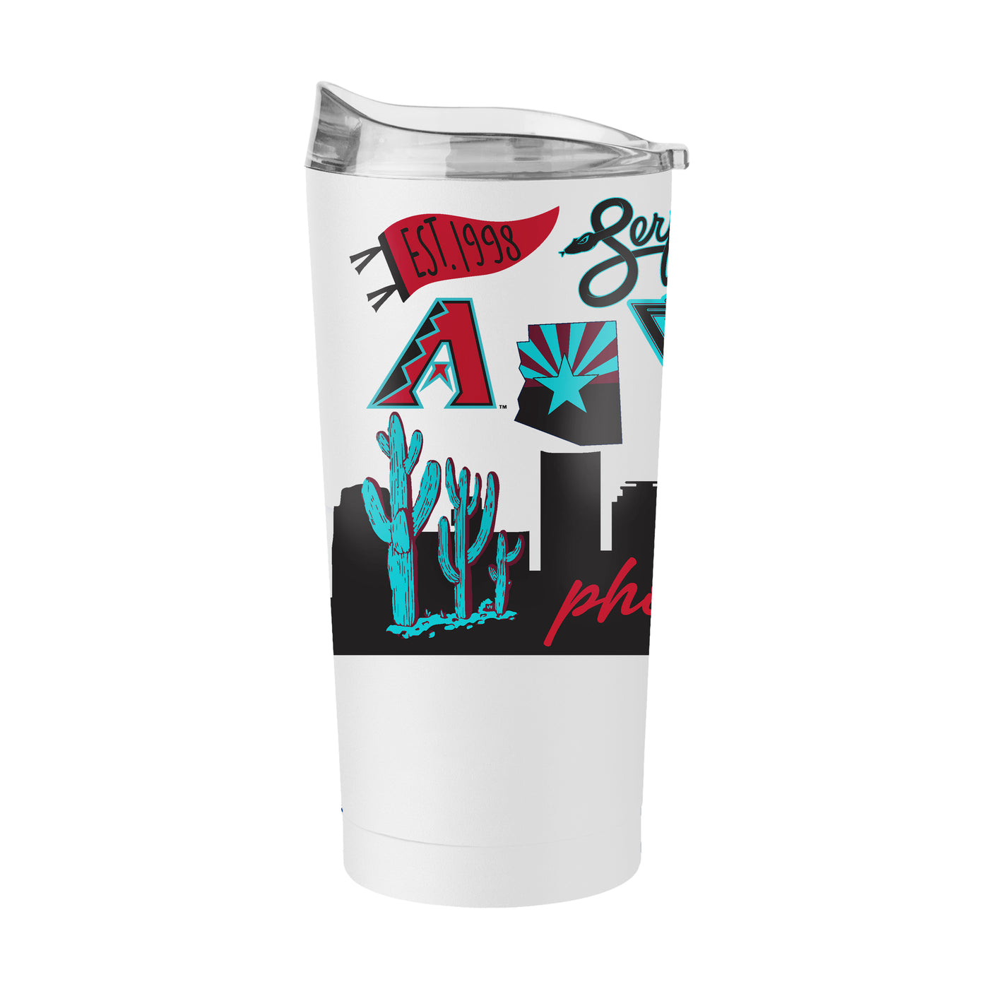 Arizona Diamondbacks 20oz Native Powder Coat Tumbler