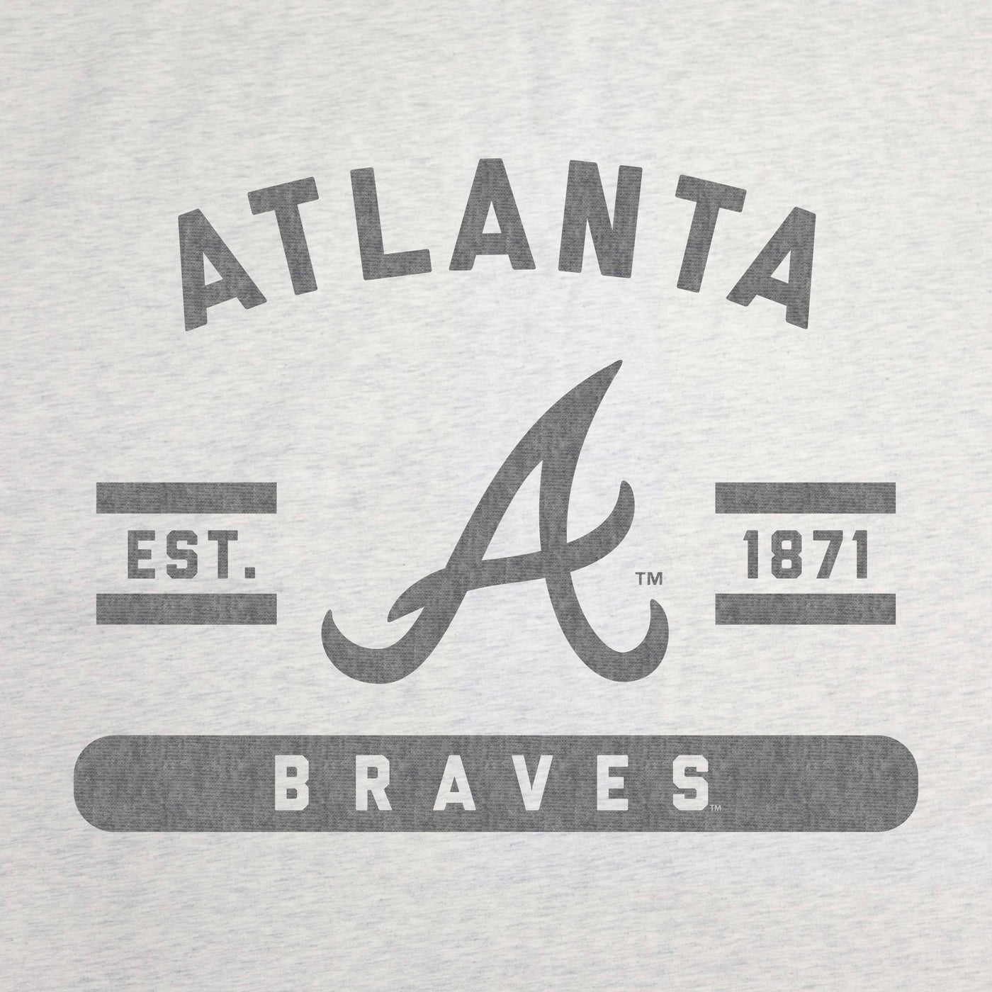 Atlanta Braves Oatmeal Sweatshirt Blanket