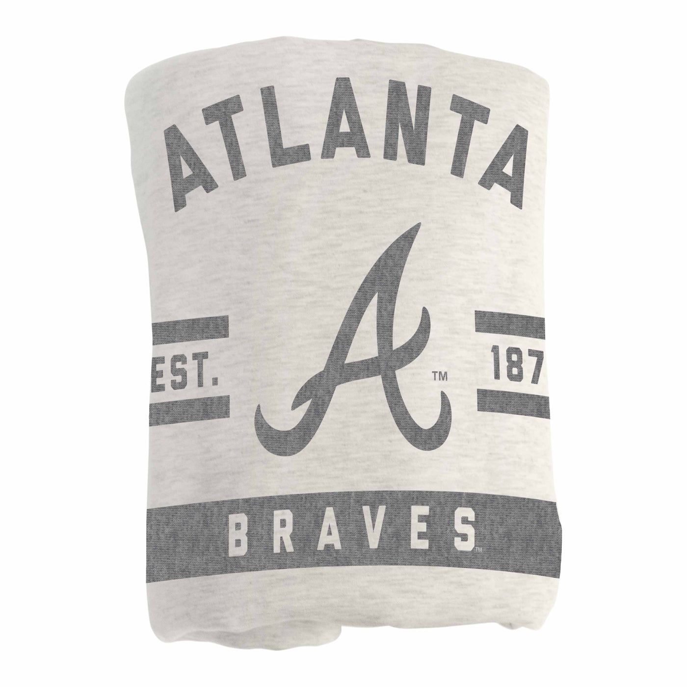Atlanta Braves Oatmeal Sweatshirt Blanket