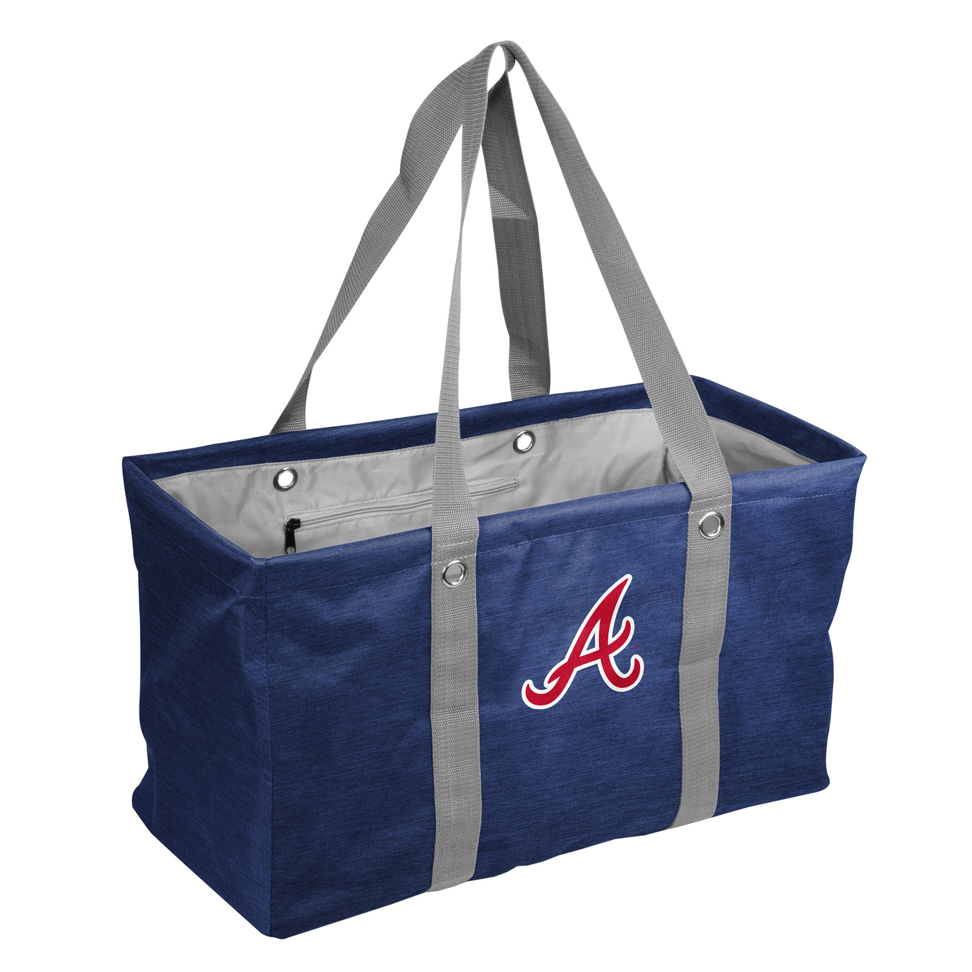 Atlanta Braves Crosshatch Picnic Caddy - Logo Brands