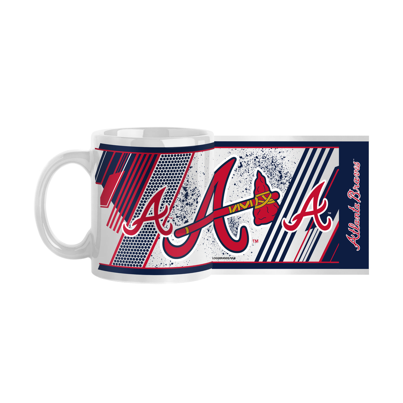 Atlanta Braves 11oz Splatter Sublimated Mug