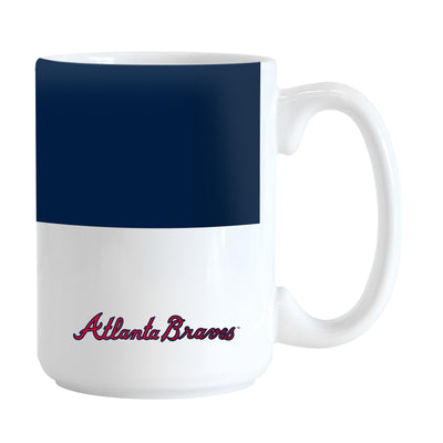 Atlanta Braves 15oz Colorblock Sublimated Mug